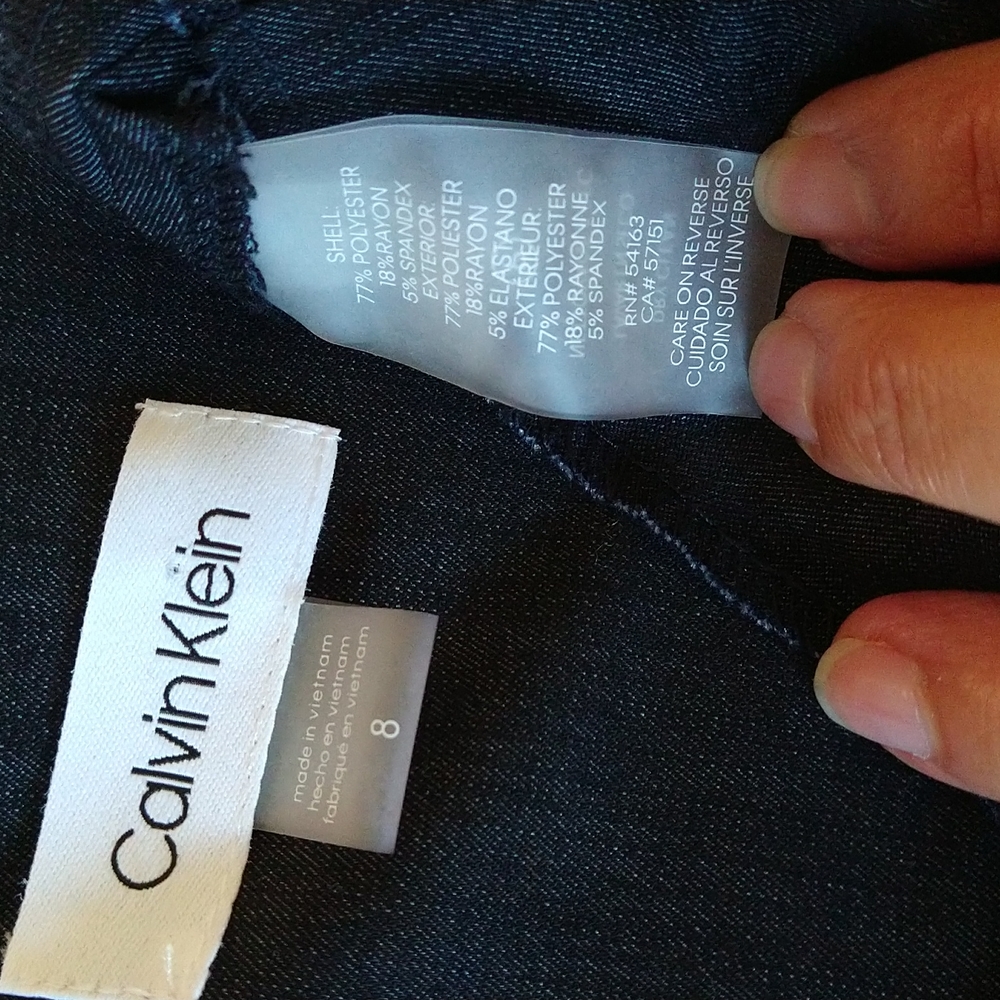 CALVIN KLEIN WIDE LEG JUMPSUIT - Picture 16 of 16